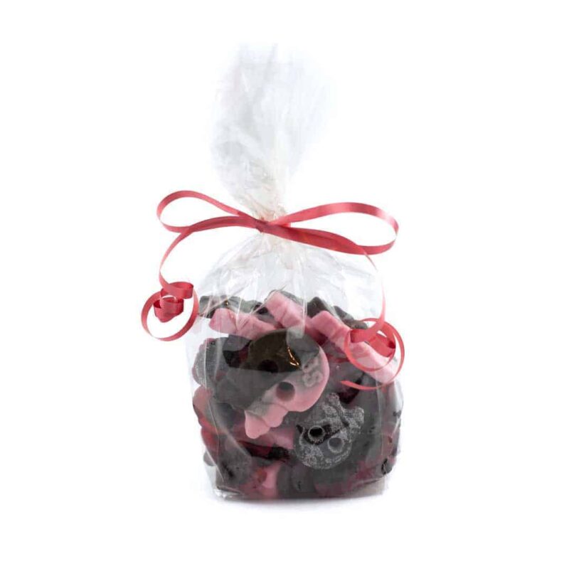 Swedish Liquorice Skulls foam and jelly