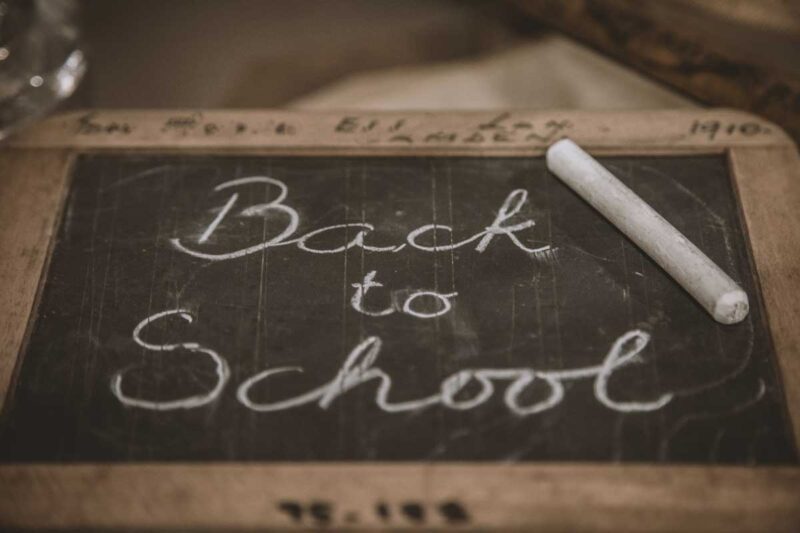 School Chalk and Blackboard for a liquorice idea