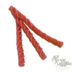 three tutti Frutti twists candy sticks