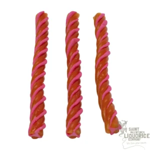 three tutti Frutti twists candy sticks