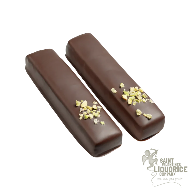 Bagsværd Grøn Symfoni - handmade ginger liquorice caramel with raw liquorice