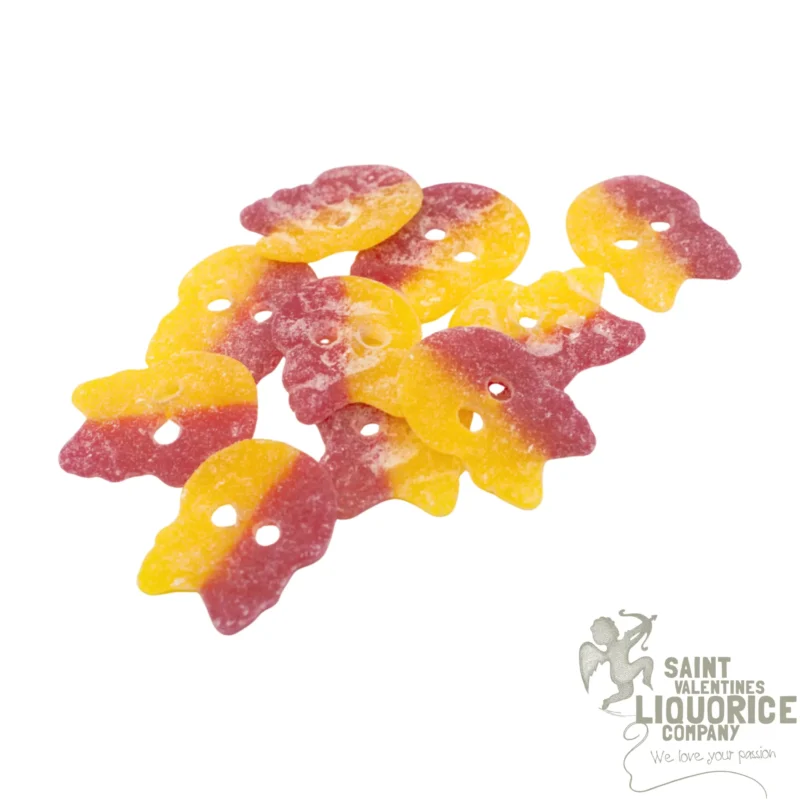 Sour Raspberry & Lemon Skulls— Bubs Swedish Skalle