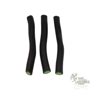 Saint Valentines Liquorice Company | Liquorice Online Since 1994 7 Pear fondant liquorice sticks – three soft Swedish liquorice sticks with green pear fondant centres